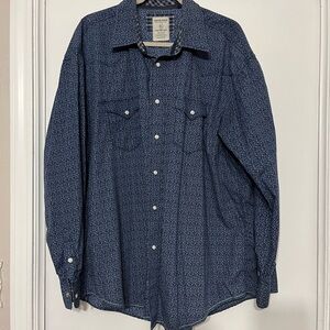 Men’s Rough Stock Pearl Snap XL